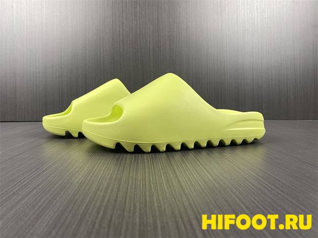 Yeezy Slide Glow Green GX6138 - 1