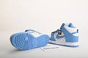 Nike Dunk High Pro SB Supreme Blue Stars 307385-141 - 5