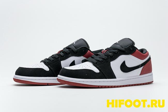 Jordan 1 Low Black Toe  553558-116 - 1