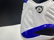 Jordan 14 Retro White Hyper Royal  487471-104 - 4