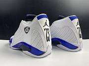 Jordan 14 Retro White Hyper Royal  487471-104 - 5