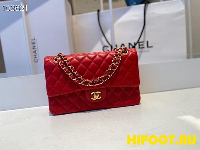 Chane1 CF Classic Flap bag red 25cm880780 - 1