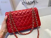 Chane1 CF Classic Flap bag red 25cm880780 - 5