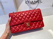 Chane1 CF Classic Flap bag red 25cm880780 - 4