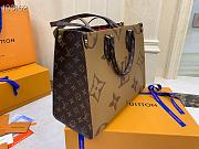 L0u1s Vu1tton Onthego Monogram Giant Reverse MM Brown 34 x 27 x 14CM - 6