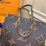 L0u1s Vu1tton Onthego Monogram Giant Reverse MM Brown 34 x 27 x 14CM - 4