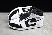 Jordan 1 Mid White Black  554725-113 - 6