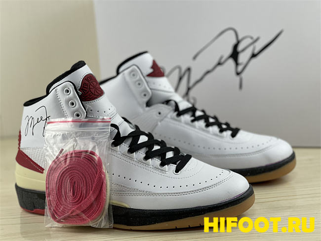 Jordan 2 Retro Off-White White Red DJ4375-106 - 1