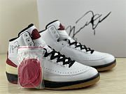 Jordan 2 Retro Off-White White Red DJ4375-106 - 1