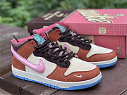 Nike Dunk Mid Social Status Free Lunch Chocolate Milk  DJ1173-700 - 2