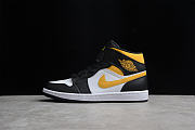 Jordan 1 Mid White Pollen Black  554724-177 - 4