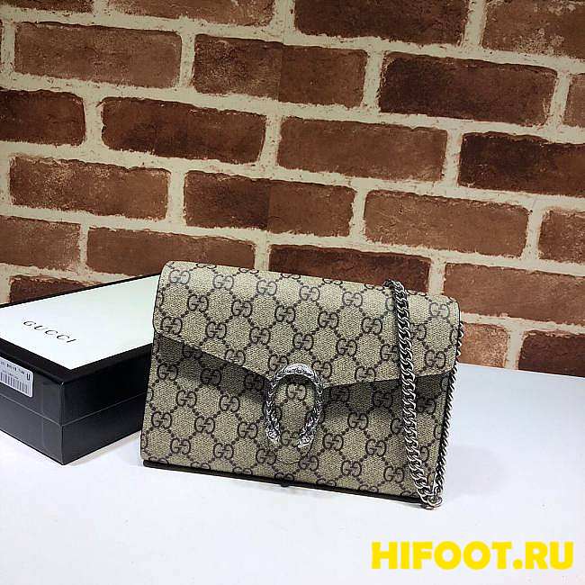 Gvcc1 Dionysus GG Supreme chain wallet  20x13.5x3cm - 1