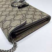 Gvcc1 Dionysus GG Supreme chain wallet  20x13.5x3cm - 2