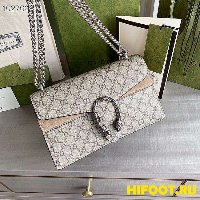 Gvcc1  Dionysus GG Supreme Shoulder Bag 25*13.5*7cm - 1