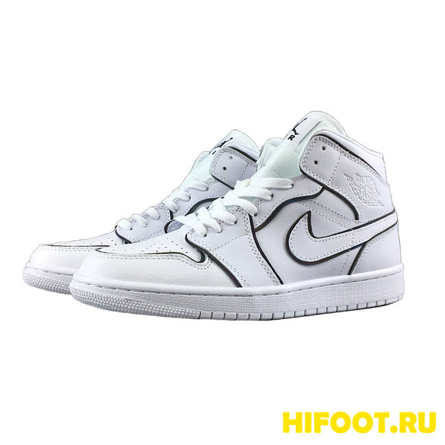 Jordan 1 Mid Iridescent Reflective White (W) CK6587-100 - 1