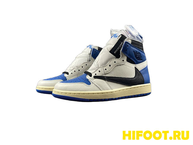 Jordan 1 Retro High OG SP Travis Scott Fragment Military Blue DH3227-105 - 1