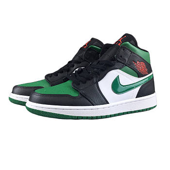 Nike Air Jordan 1 Mid Green Toe 554724-067