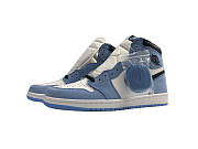 Air Jordan 1 Retro High White University Blue Black 555088-134 - 1