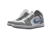 Jordan 1 Mid Wolf Grey Aluminum  BQ6472-105 - 1