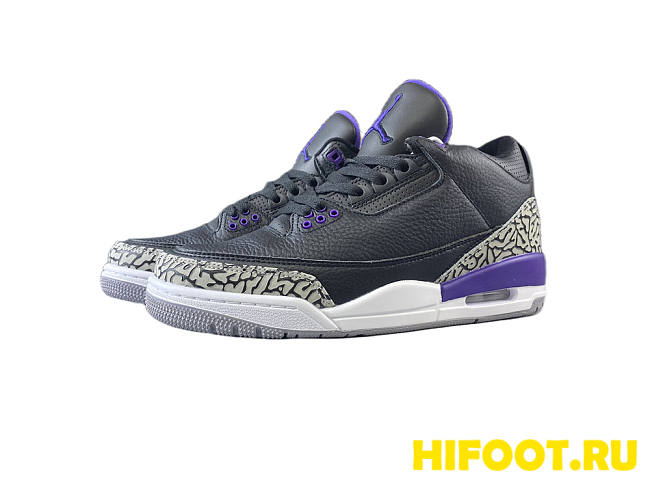 Air Jordan 3 Court Purple CT8532-050 7-13 - 1