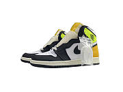 Nike Air Jordan 1 Retro High White Black Volt University Gold555088-118 - 1