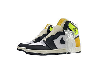 Nike Air Jordan 1 Retro High White Black Volt University Gold555088-118