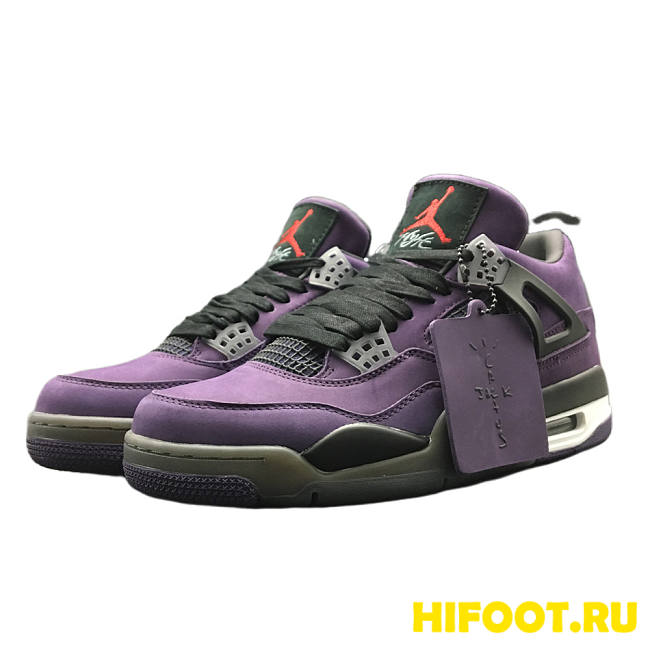 Air Jordan 4 Retro Travis Scott Purple (Friends and Family) - 1