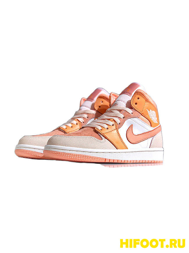 Jordan 1 Mid Apricot Orange (W)  DH4270-800 - 1