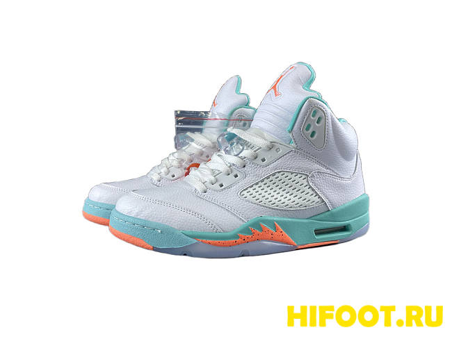 Air Jordan 5 GS Light Aqua 440892-100 - 1