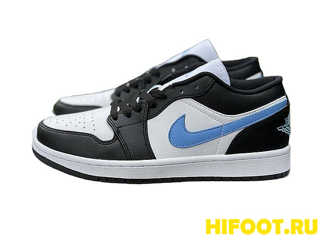 Jordan 1 Low Black University Blue White (W) DC0774-041 - 1