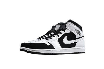 Jordan 1 Mid White Black  554725-113