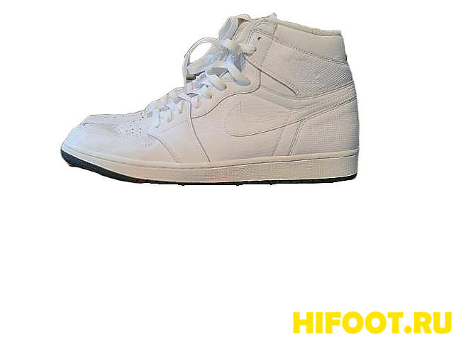 Air Jordan 1 Retro White Perforated 555088-100 - 1