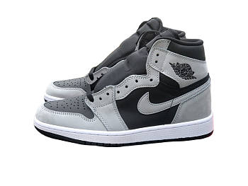 Jordan 1 Retro High Black White Light Smoke Grey 555088-035