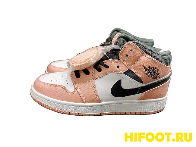 Jordan 1 Mid Pink Quartz (GS) 555112-603 - 1