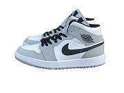 Nike Air Jordan 1 Mid Light Smoke Grey 554724-092 - 1