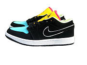 Nike Air Jordan 1 Low Black Aurora Green Laser Orange CK3022-013 - 1