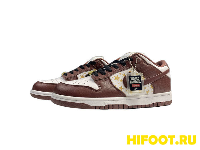 Nike SB Dunk Low Supreme Stars Barkroot Brown (2021) DH3228-103 - 1