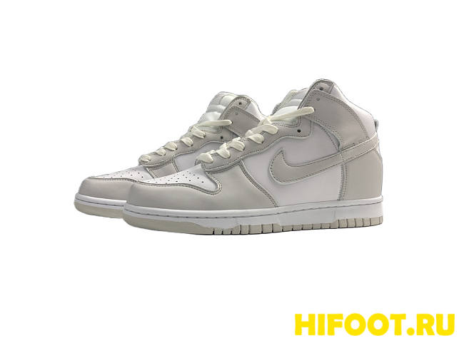 Nike Dunk High Retro White Vast Grey (2021) DD1399-100 - 1