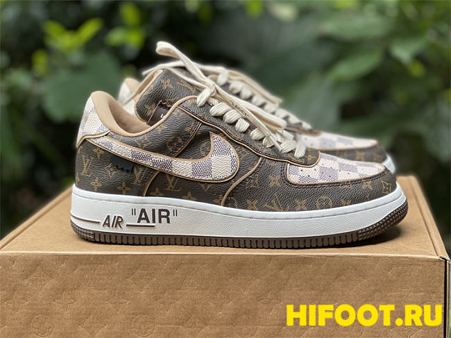 L0u1s Vu1tton× Nike Air Force 1 Low 2022032802 - 1