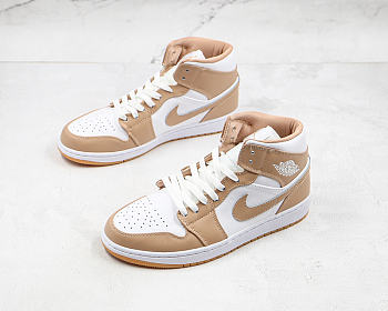 Jordan 1 Mid Tan Gum  554724-271