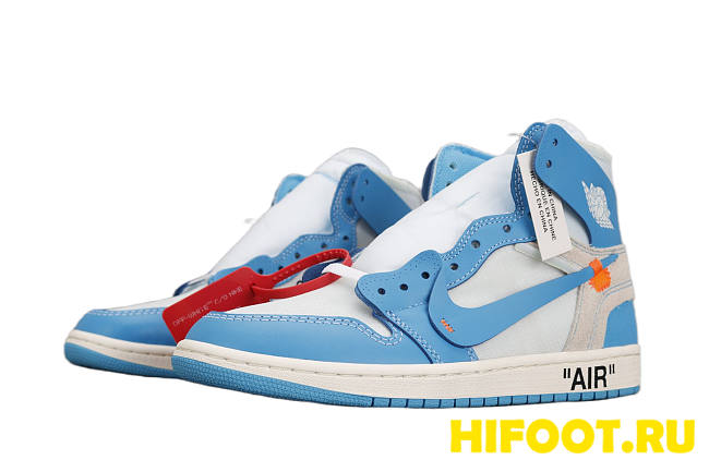 Jordan 1 Retro High Off-White University Blue AQ0818-148 - 1