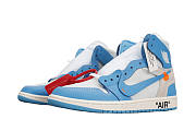 Jordan 1 Retro High Off-White University Blue AQ0818-148 - 1