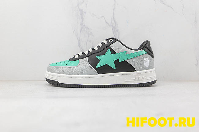 A Bathing Ape Bape Sta Low Grey Green 1H70-291-002 - 1