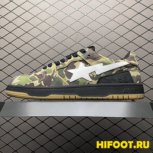 A Bathing Ape Bape SK8 Sta ABC Camo Green  - 1