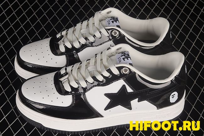 A Bathing Ape Bape Sta Low Black 001FWH701001_BLK_A - 1