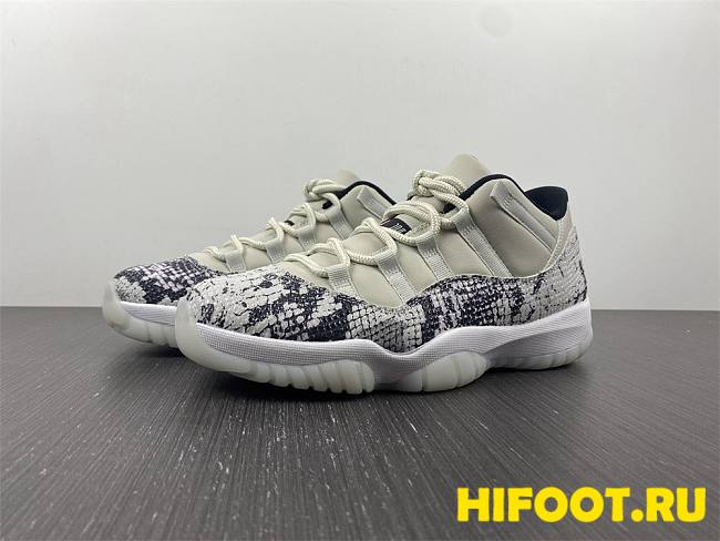 Jordan 11 Retro Low Snake Light Bone CD6846-002 - 1