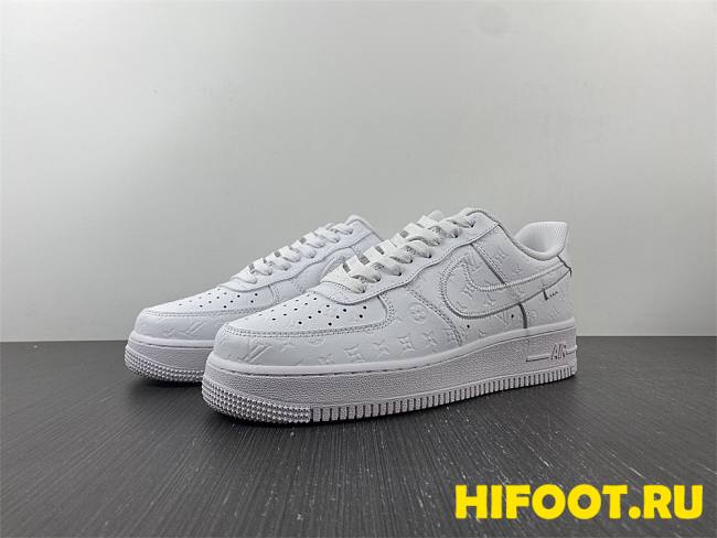 L0u1s Vu1tton Nike Air Force 1 Low By Virgil Abloh White - 1