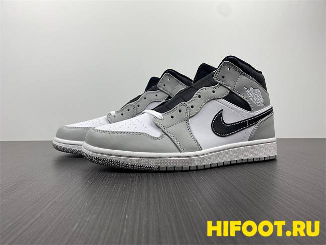 Jordan 1 Mid Light Smoke Grey Anthracite  554724-078 - 1