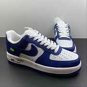 L0u1s Vu1tton Nike Air Force 1 Low By Virgil Abloh White Royal  - 1