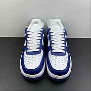 L0u1s Vu1tton Nike Air Force 1 Low By Virgil Abloh White Royal  - 4